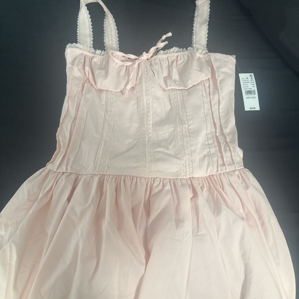 PacSun Light Pink Beverley & Beck Alessia Corset Mini Dress